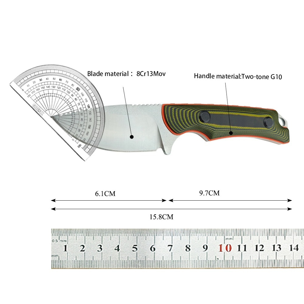 15017 Hiking Backpacking Trekk - Bushcraft Knife Fixed 评论和价格