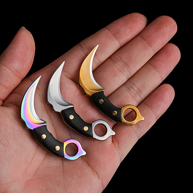 Mini Knife Keychain Pocket Kni - Bushcraft Knife Fixed 评论和价格