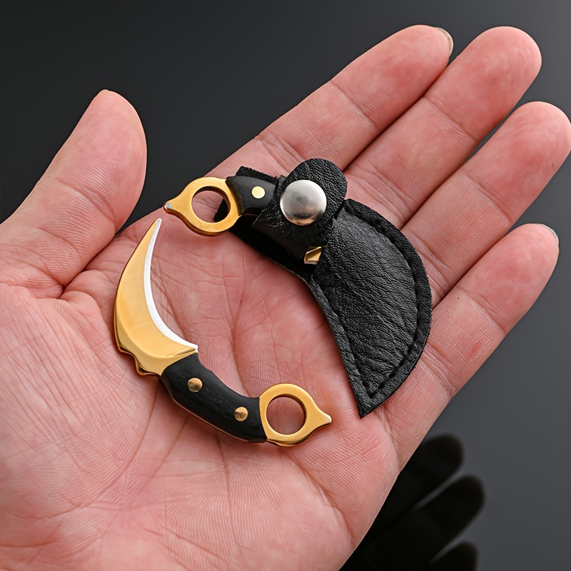 Mini Knife Keychain Pocket Kni - Bushcraft Knife Fixed 评论和价格
