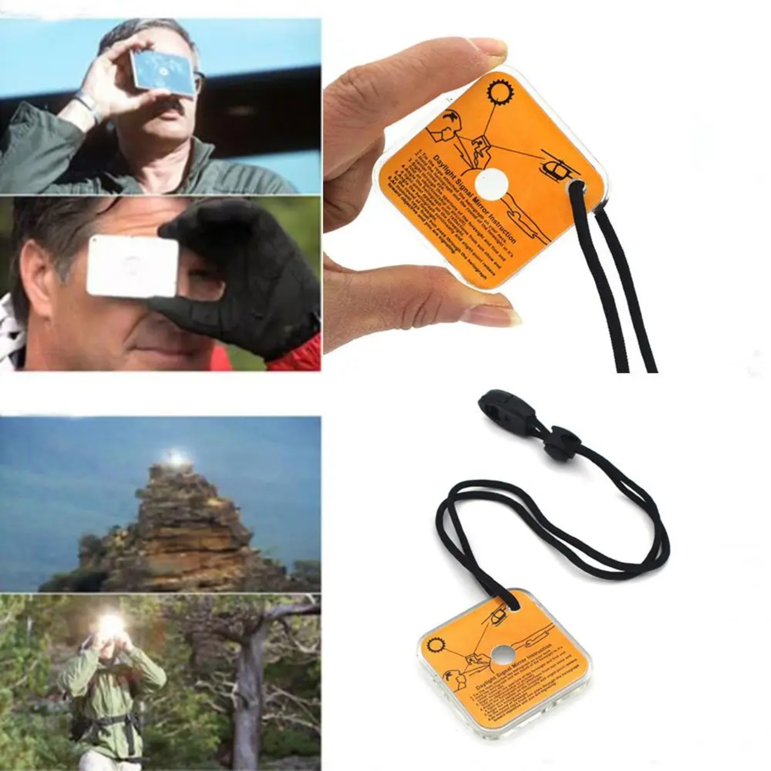 New 1PC Outdoor Survival Refle - Emergency Whistle Loud 评论和价格
