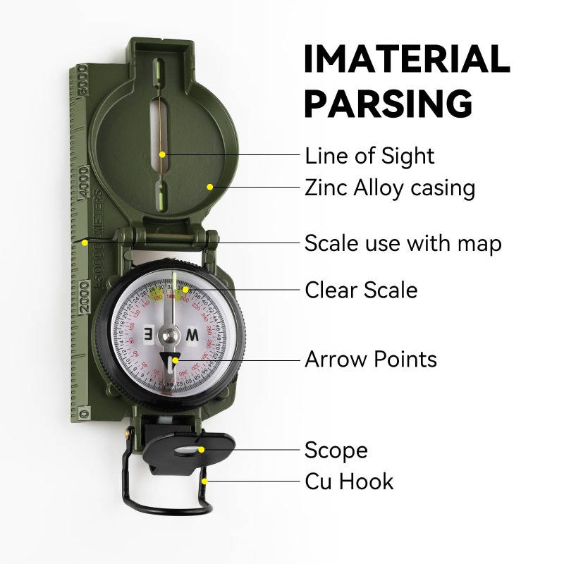 Compass Military Grade, Precis - Compass Lensatic 评论和价格